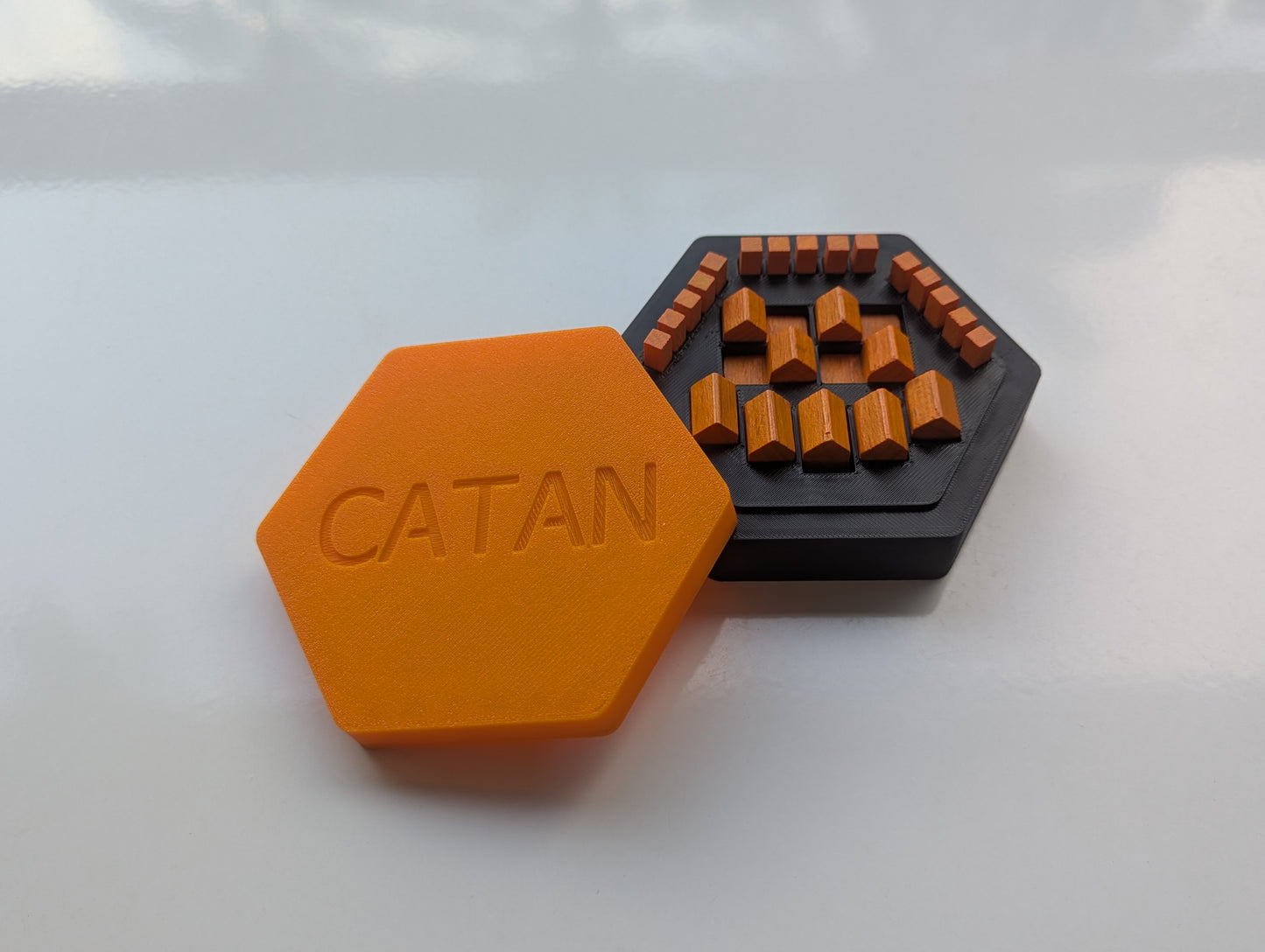 Catan Piece Holder Magnetic Case - Set of 4