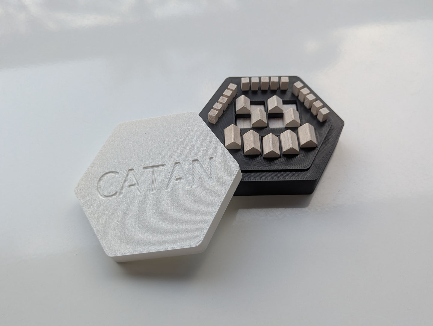 Catan Piece Holder Magnetic Case - Set of 4