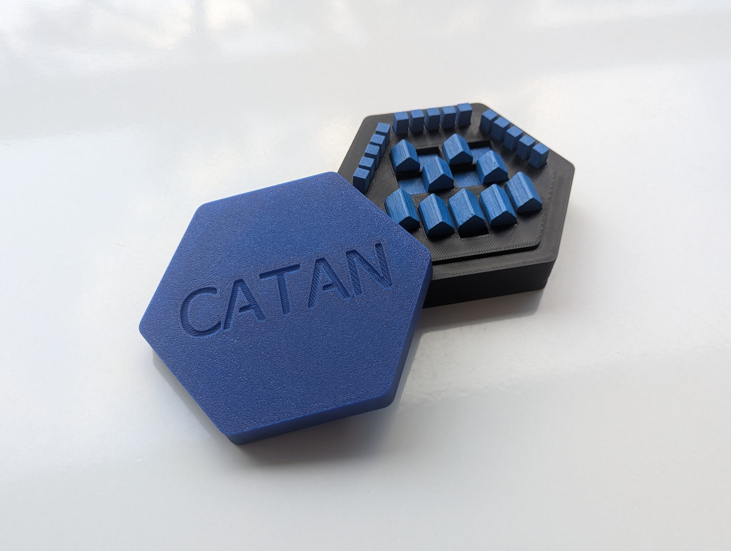 Catan Piece Holder Magnetic Case - Set of 4