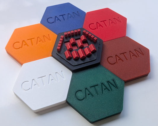 Catan Piece Holder Magnetic Case - Set of 6