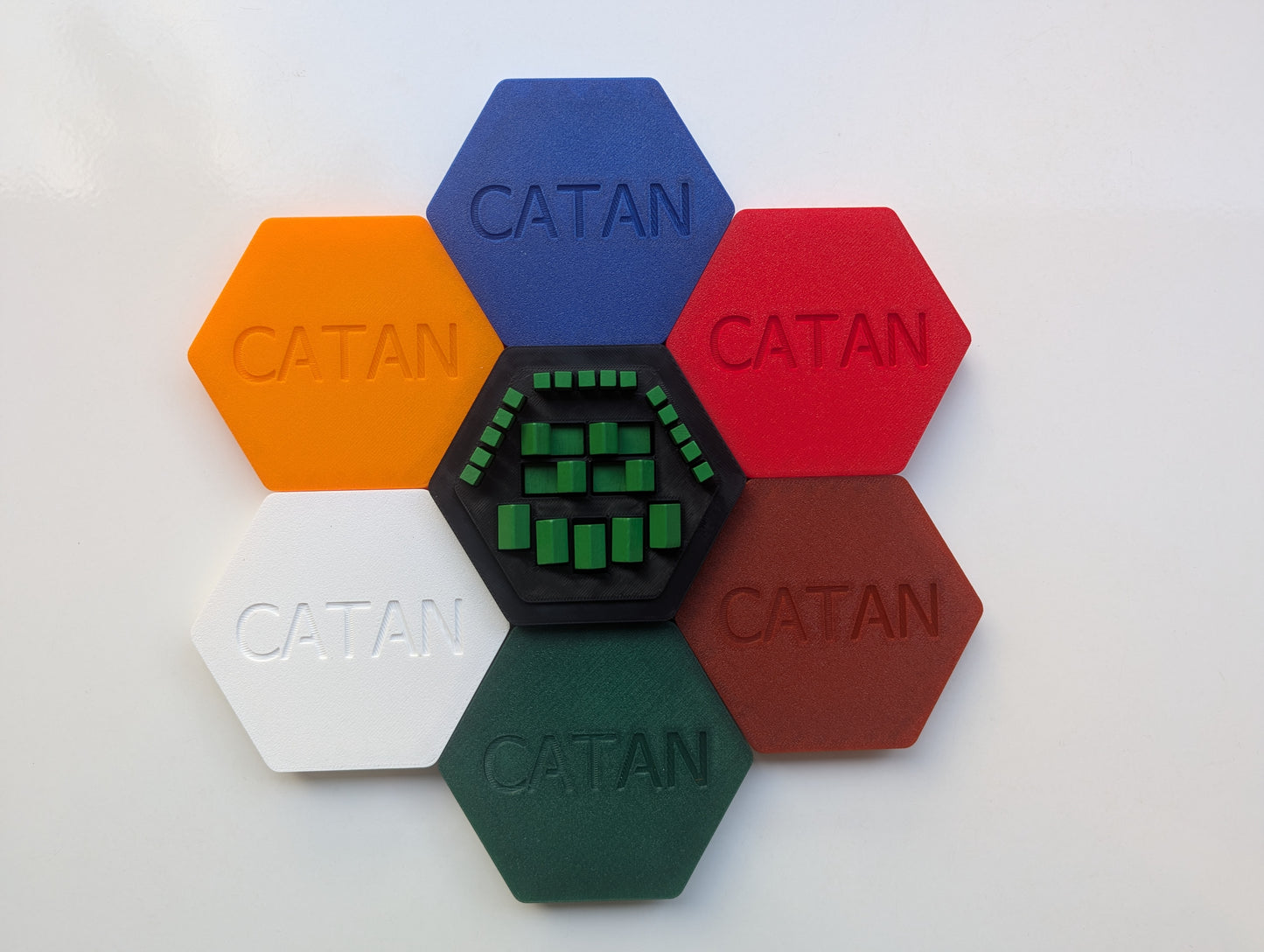 Catan Piece Holder Magnetic Case - Set of 6