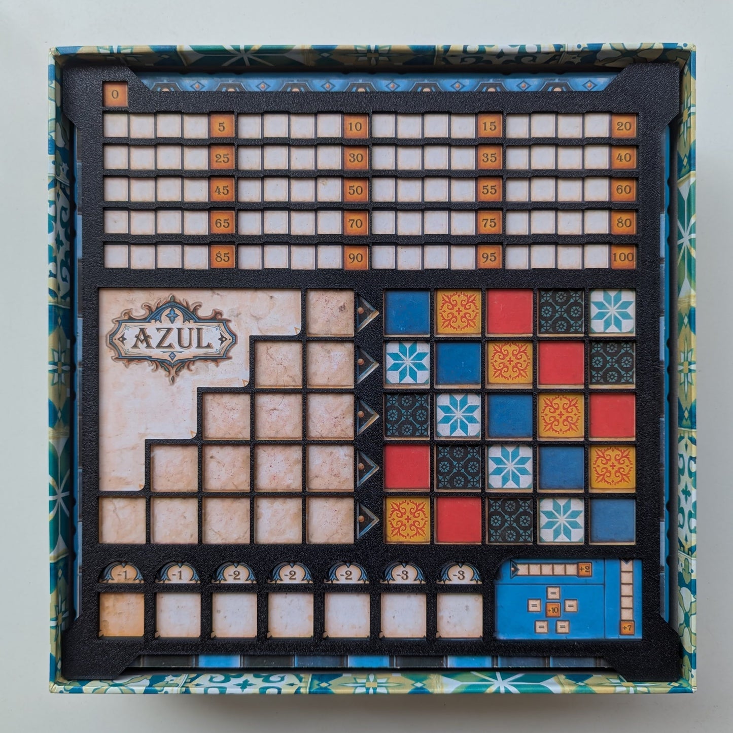 Azul Player Board Overlays - 4 units